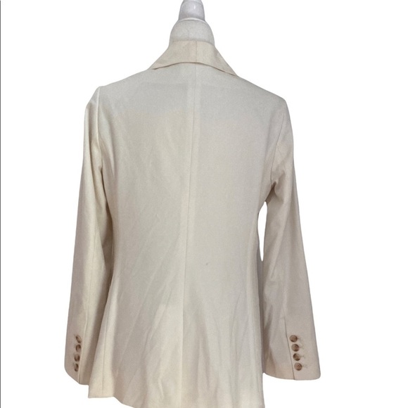 Elizabeth and James single Button Blazer Silk Lapel - Picture 3 of 9